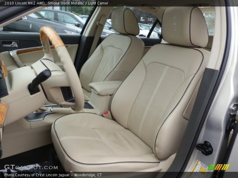 Smoke Stone Metallic / Light Camel 2010 Lincoln MKZ AWD
