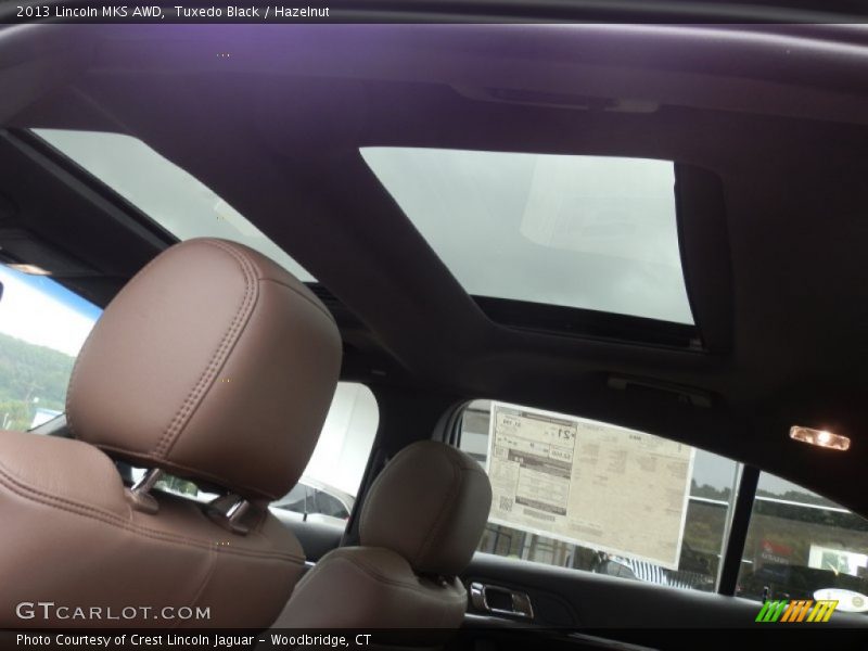 Sunroof of 2013 MKS AWD