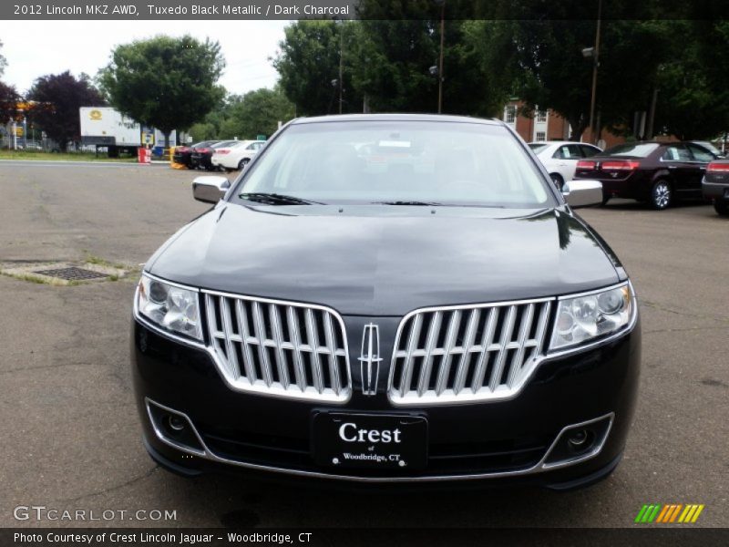 Tuxedo Black Metallic / Dark Charcoal 2012 Lincoln MKZ AWD