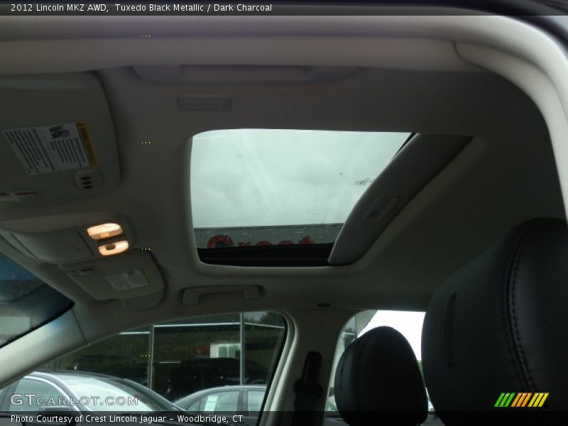 Tuxedo Black Metallic / Dark Charcoal 2012 Lincoln MKZ AWD