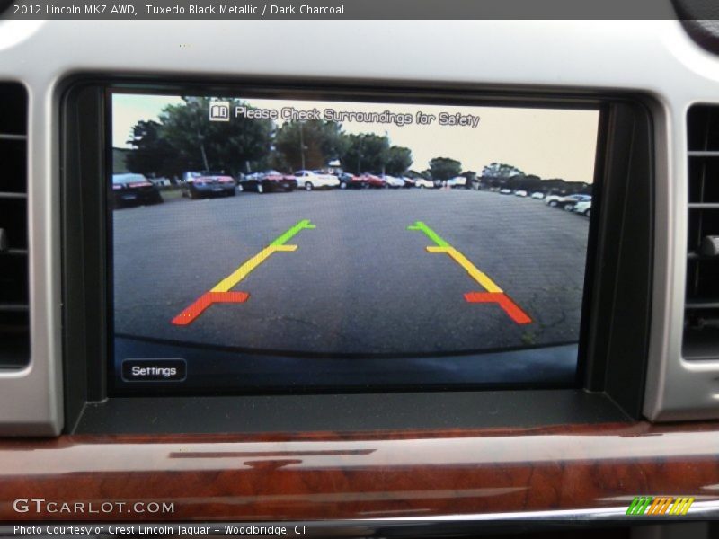 Tuxedo Black Metallic / Dark Charcoal 2012 Lincoln MKZ AWD