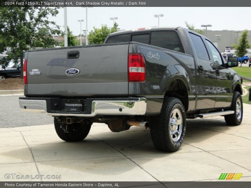 Dark Shadow Grey Metallic / Dark Flint 2004 Ford F150 XLT SuperCrew 4x4