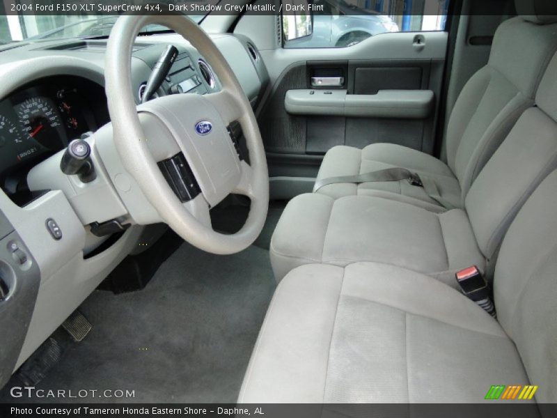 Dark Shadow Grey Metallic / Dark Flint 2004 Ford F150 XLT SuperCrew 4x4