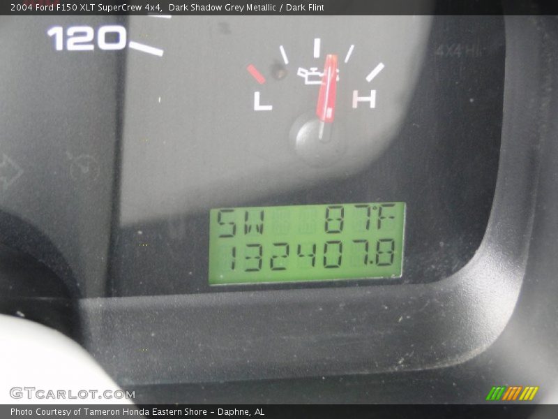 Dark Shadow Grey Metallic / Dark Flint 2004 Ford F150 XLT SuperCrew 4x4