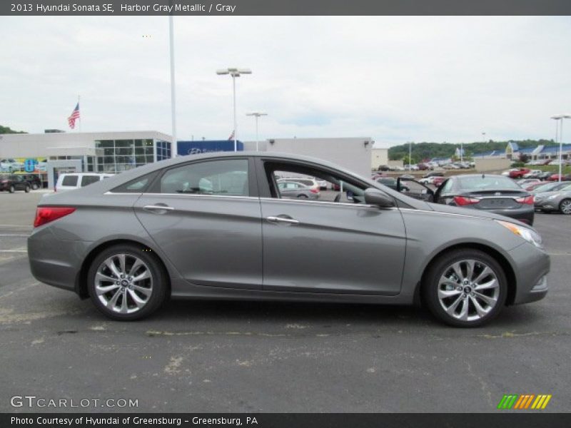 Harbor Gray Metallic / Gray 2013 Hyundai Sonata SE