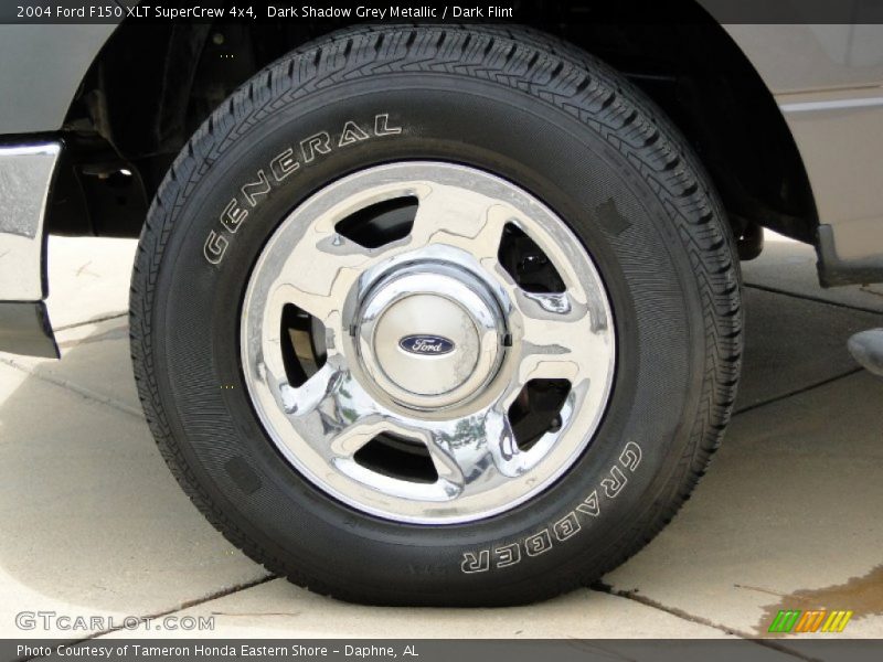 Dark Shadow Grey Metallic / Dark Flint 2004 Ford F150 XLT SuperCrew 4x4
