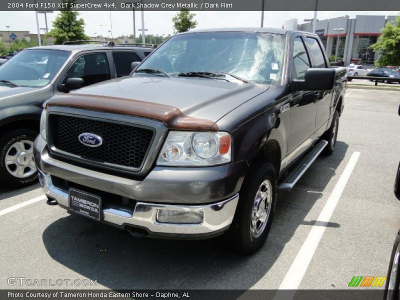 Dark Shadow Grey Metallic / Dark Flint 2004 Ford F150 XLT SuperCrew 4x4