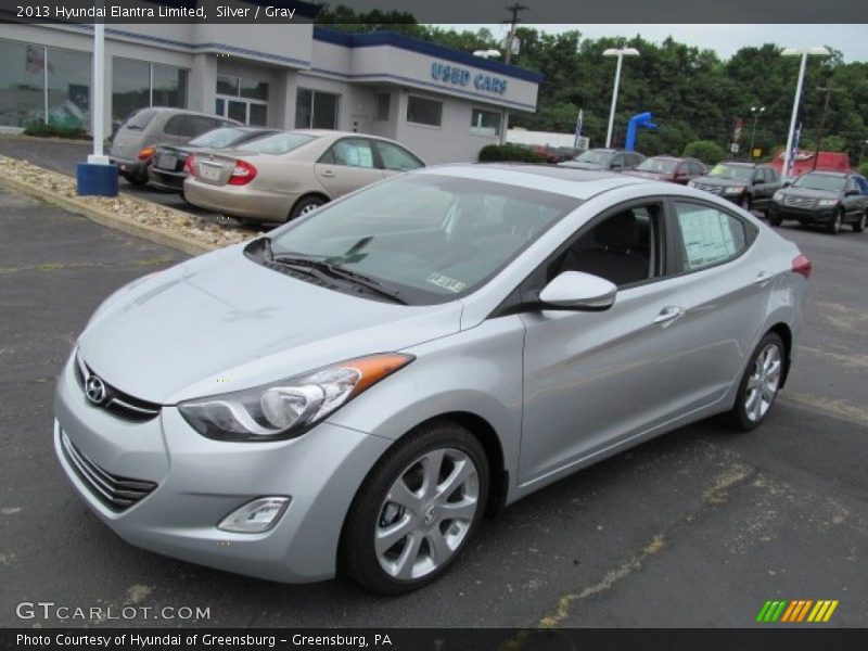 Silver / Gray 2013 Hyundai Elantra Limited