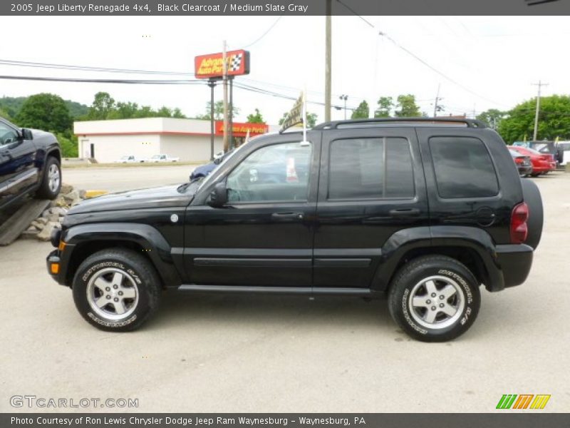 Black Clearcoat / Medium Slate Gray 2005 Jeep Liberty Renegade 4x4