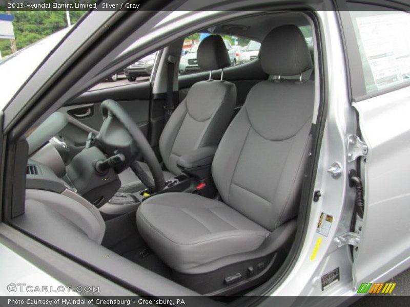 Silver / Gray 2013 Hyundai Elantra Limited