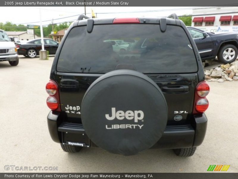 Black Clearcoat / Medium Slate Gray 2005 Jeep Liberty Renegade 4x4