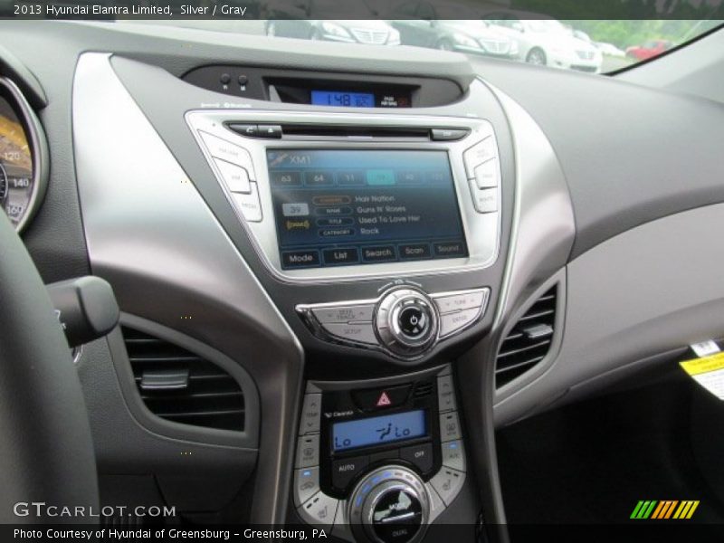 Silver / Gray 2013 Hyundai Elantra Limited