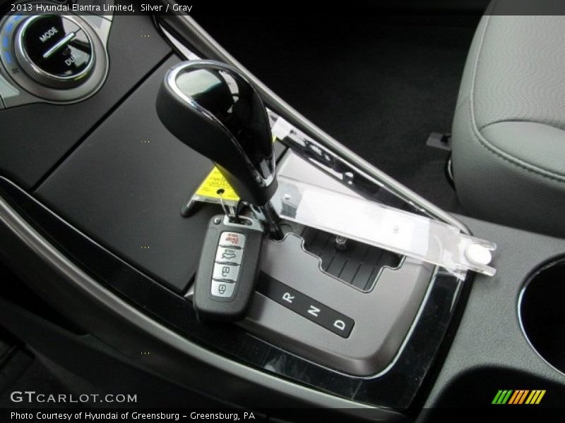 Silver / Gray 2013 Hyundai Elantra Limited