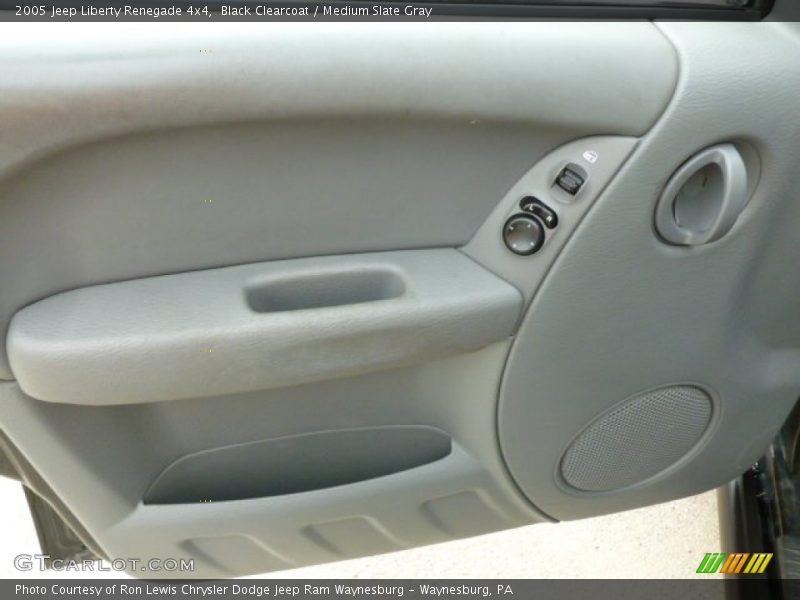 Black Clearcoat / Medium Slate Gray 2005 Jeep Liberty Renegade 4x4