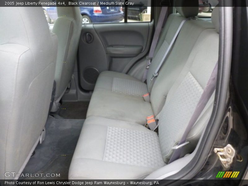 Black Clearcoat / Medium Slate Gray 2005 Jeep Liberty Renegade 4x4
