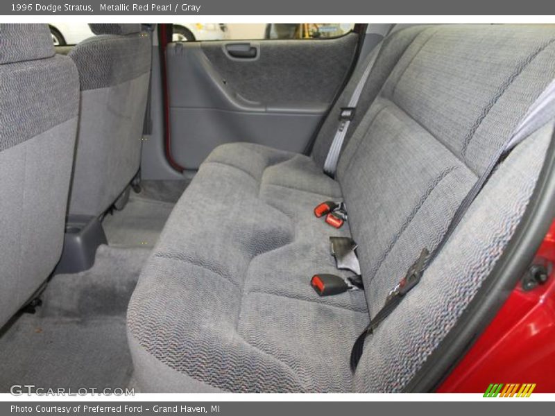 Metallic Red Pearl / Gray 1996 Dodge Stratus