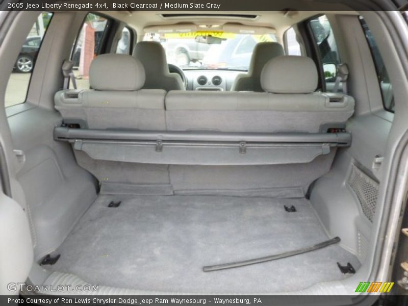 Black Clearcoat / Medium Slate Gray 2005 Jeep Liberty Renegade 4x4