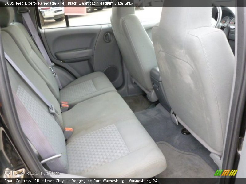 Black Clearcoat / Medium Slate Gray 2005 Jeep Liberty Renegade 4x4