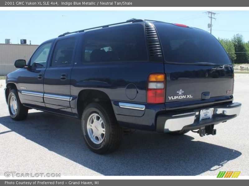 Indigo Blue Metallic / Neutral Tan/Shale 2001 GMC Yukon XL SLE 4x4