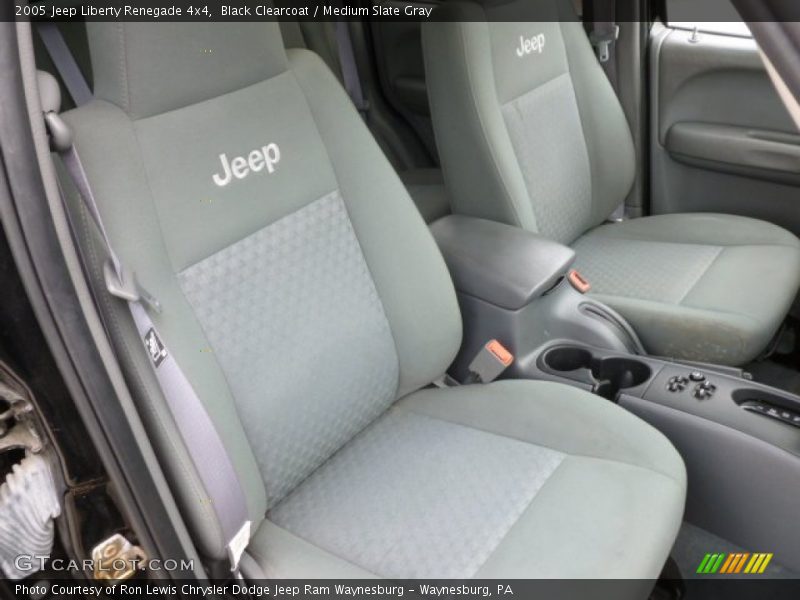 Black Clearcoat / Medium Slate Gray 2005 Jeep Liberty Renegade 4x4