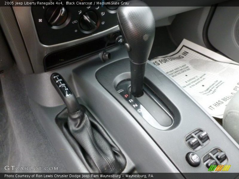 Black Clearcoat / Medium Slate Gray 2005 Jeep Liberty Renegade 4x4