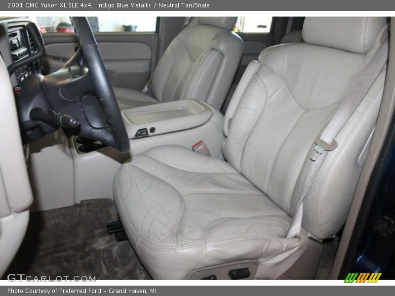 Indigo Blue Metallic / Neutral Tan/Shale 2001 GMC Yukon XL SLE 4x4