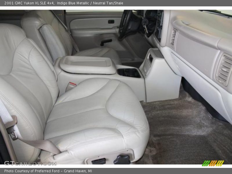 Indigo Blue Metallic / Neutral Tan/Shale 2001 GMC Yukon XL SLE 4x4