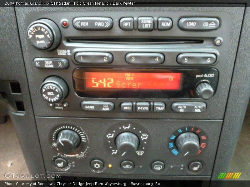 Polo Green Metallic / Dark Pewter 2004 Pontiac Grand Prix GTP Sedan