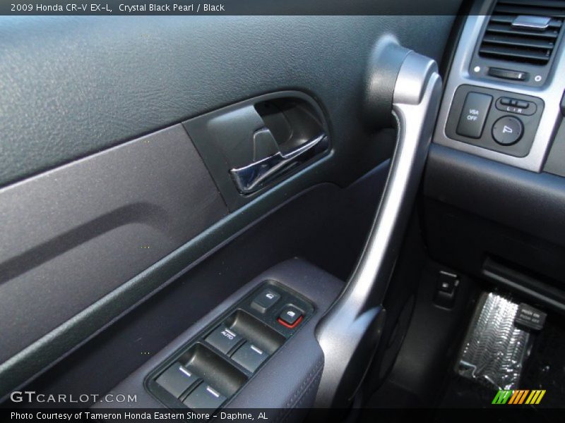 Crystal Black Pearl / Black 2009 Honda CR-V EX-L