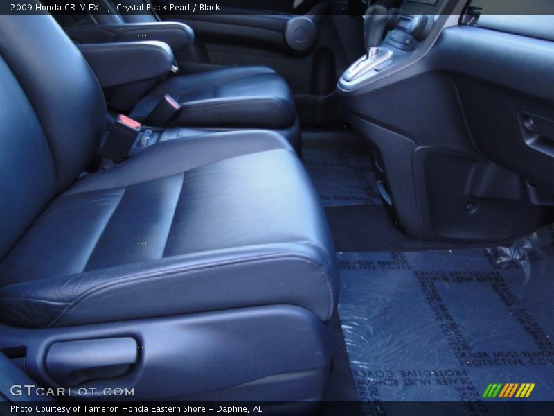 Crystal Black Pearl / Black 2009 Honda CR-V EX-L