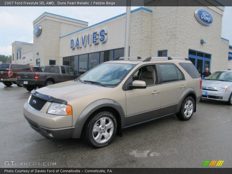 Dune Pearl Metallic / Pebble Beige 2007 Ford Freestyle SEL AWD