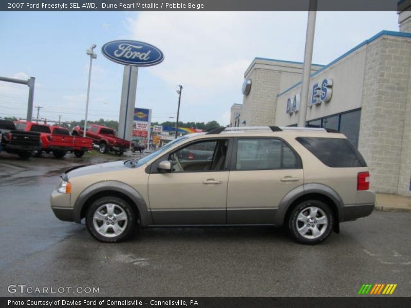 Dune Pearl Metallic / Pebble Beige 2007 Ford Freestyle SEL AWD