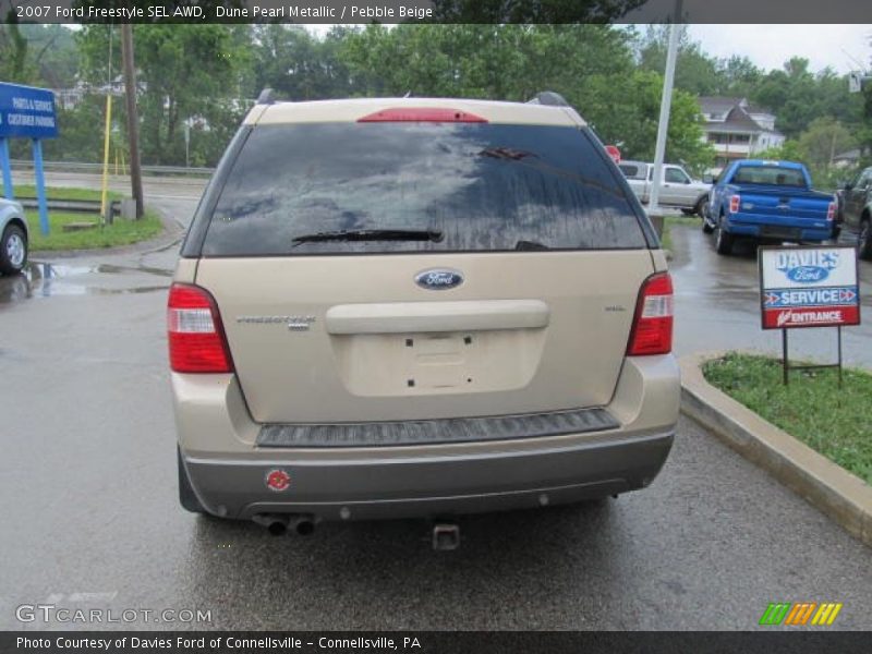 Dune Pearl Metallic / Pebble Beige 2007 Ford Freestyle SEL AWD