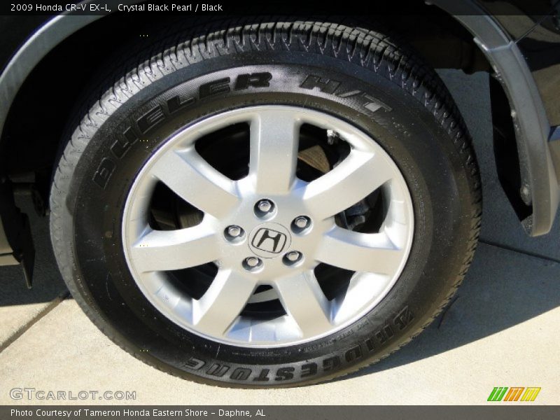 Crystal Black Pearl / Black 2009 Honda CR-V EX-L