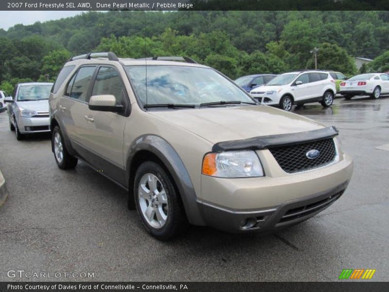 Dune Pearl Metallic / Pebble Beige 2007 Ford Freestyle SEL AWD