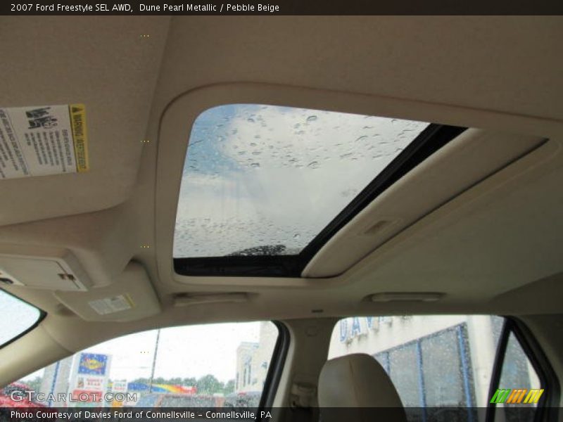 Dune Pearl Metallic / Pebble Beige 2007 Ford Freestyle SEL AWD
