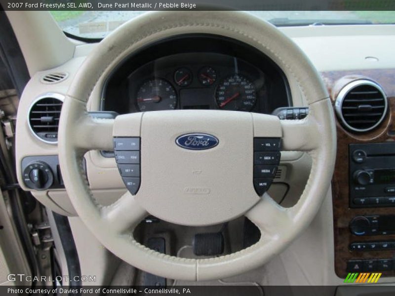 Dune Pearl Metallic / Pebble Beige 2007 Ford Freestyle SEL AWD