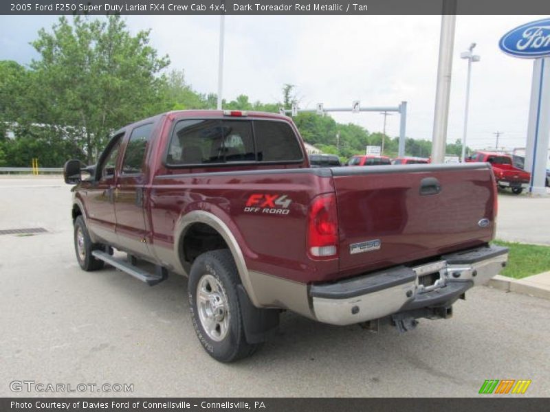  2005 F250 Super Duty Lariat FX4 Crew Cab 4x4 Dark Toreador Red Metallic