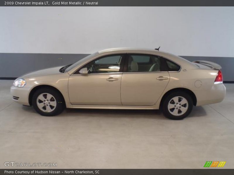 Gold Mist Metallic / Neutral 2009 Chevrolet Impala LT