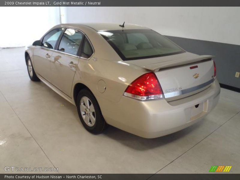 Gold Mist Metallic / Neutral 2009 Chevrolet Impala LT
