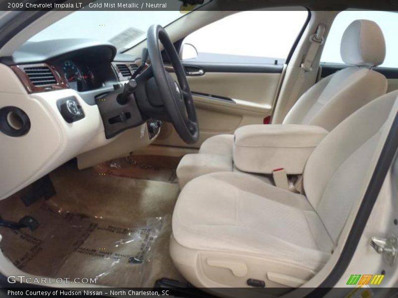 Gold Mist Metallic / Neutral 2009 Chevrolet Impala LT