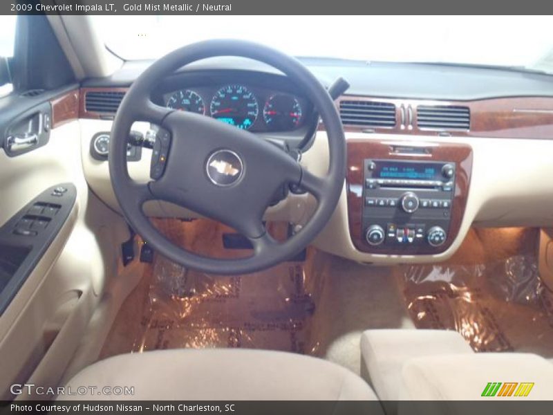 Gold Mist Metallic / Neutral 2009 Chevrolet Impala LT