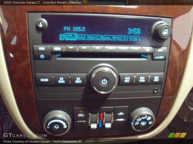 Gold Mist Metallic / Neutral 2009 Chevrolet Impala LT