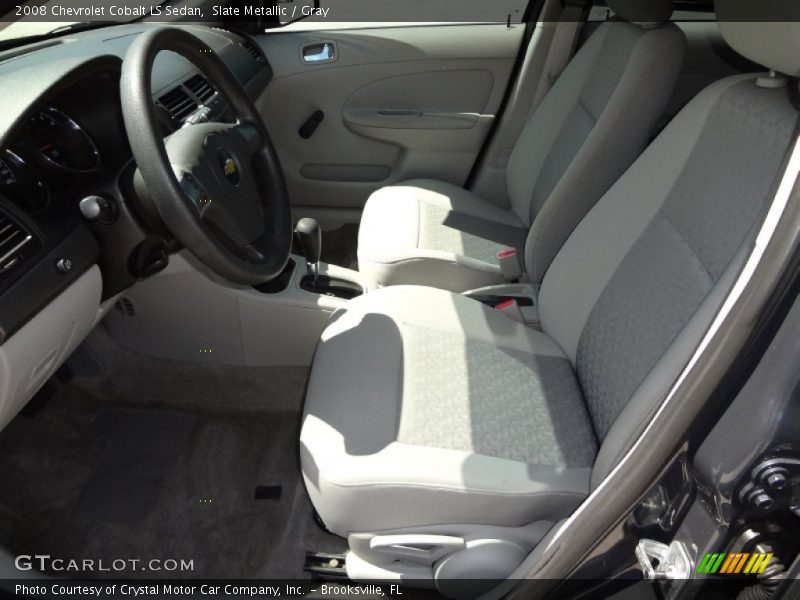 Slate Metallic / Gray 2008 Chevrolet Cobalt LS Sedan