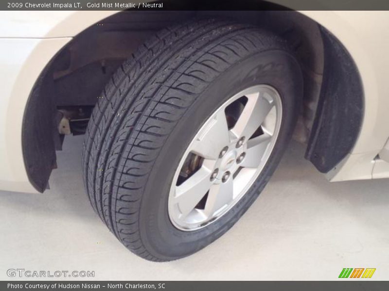 Gold Mist Metallic / Neutral 2009 Chevrolet Impala LT