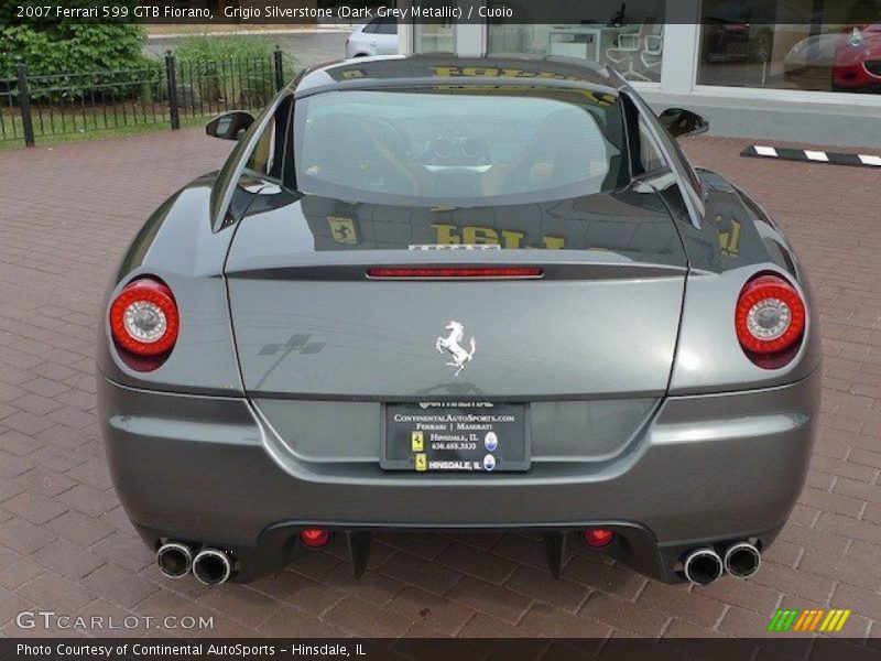 Grigio Silverstone (Dark Grey Metallic) / Cuoio 2007 Ferrari 599 GTB Fiorano