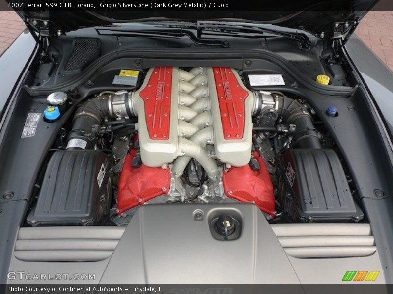  2007 599 GTB Fiorano  Engine - 6.0 Liter DOHC 48-Valve VVT V12