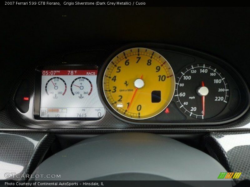 2007 599 GTB Fiorano   Gauges