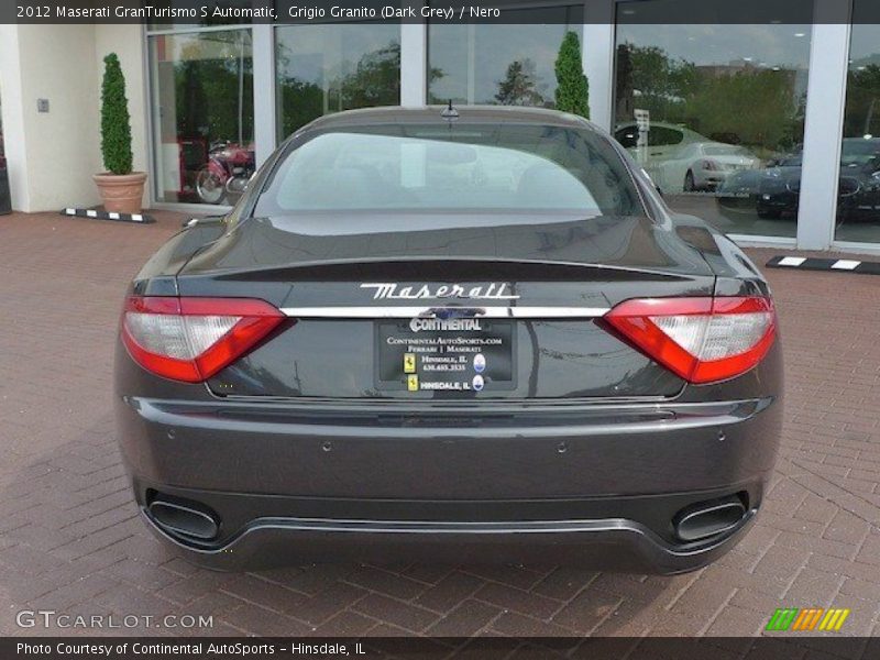 Grigio Granito (Dark Grey) / Nero 2012 Maserati GranTurismo S Automatic