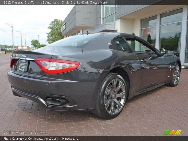 Grigio Granito (Dark Grey) / Nero 2012 Maserati GranTurismo S Automatic